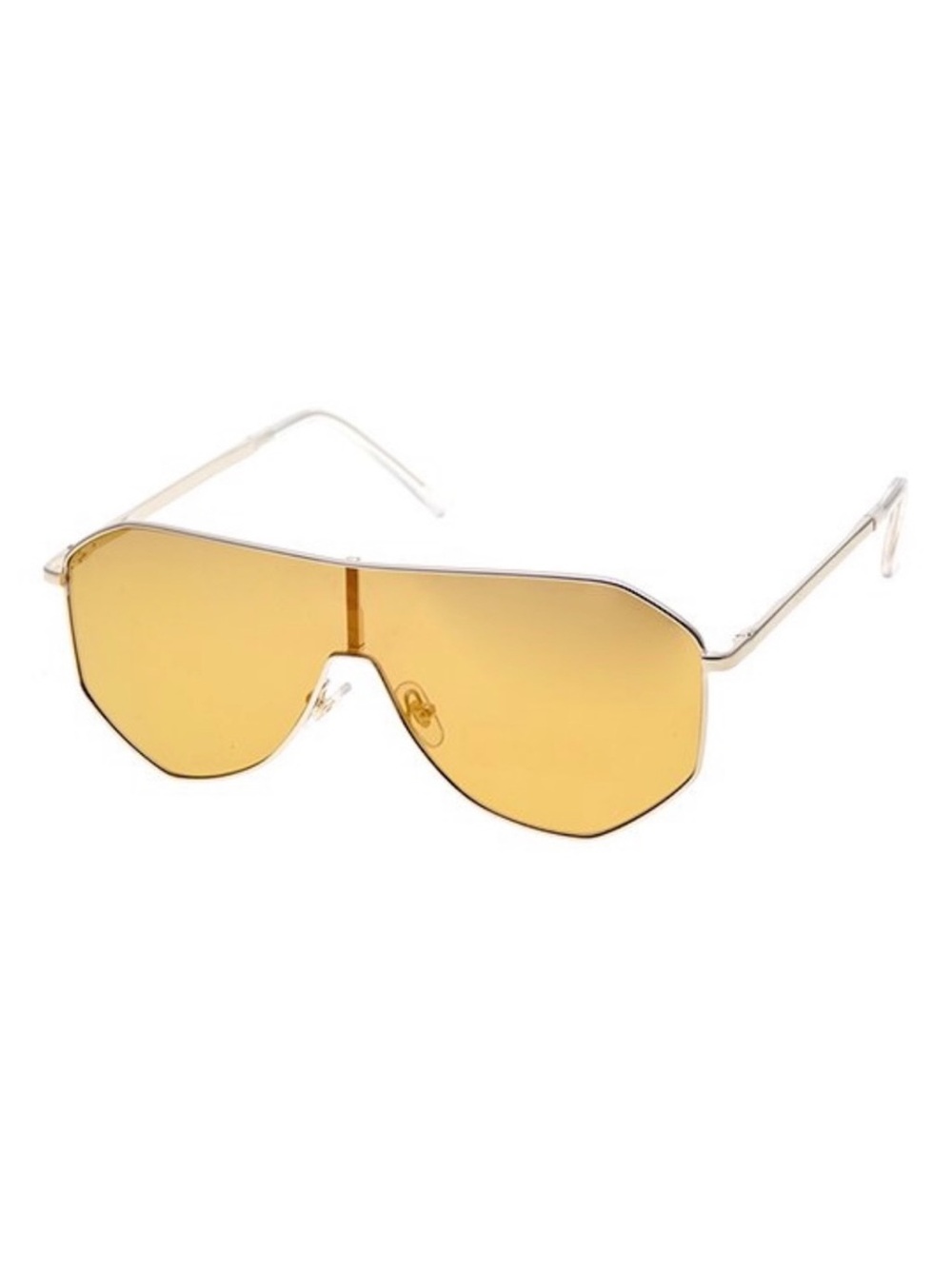 Steve Madden Gold Shield Sunglasses